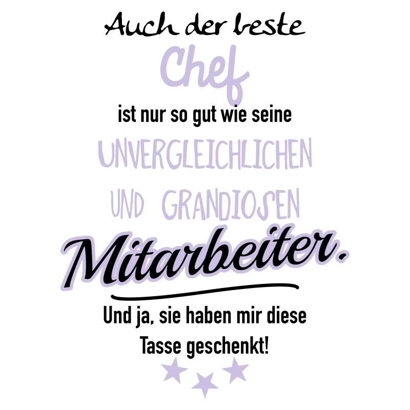 bester Chef grandiose Mitarbeiter