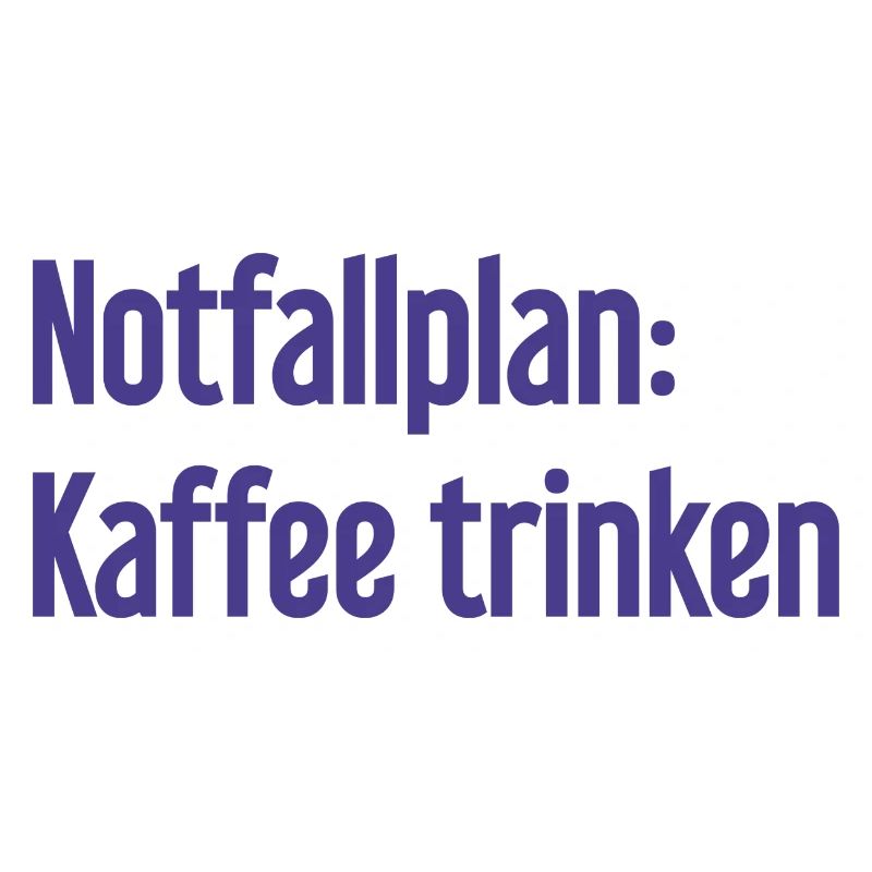 Kaffee-Notfallplan