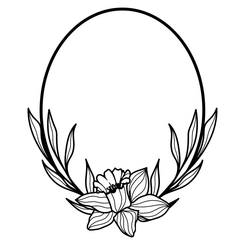 Feuille de saule Boho Couronne florale 5