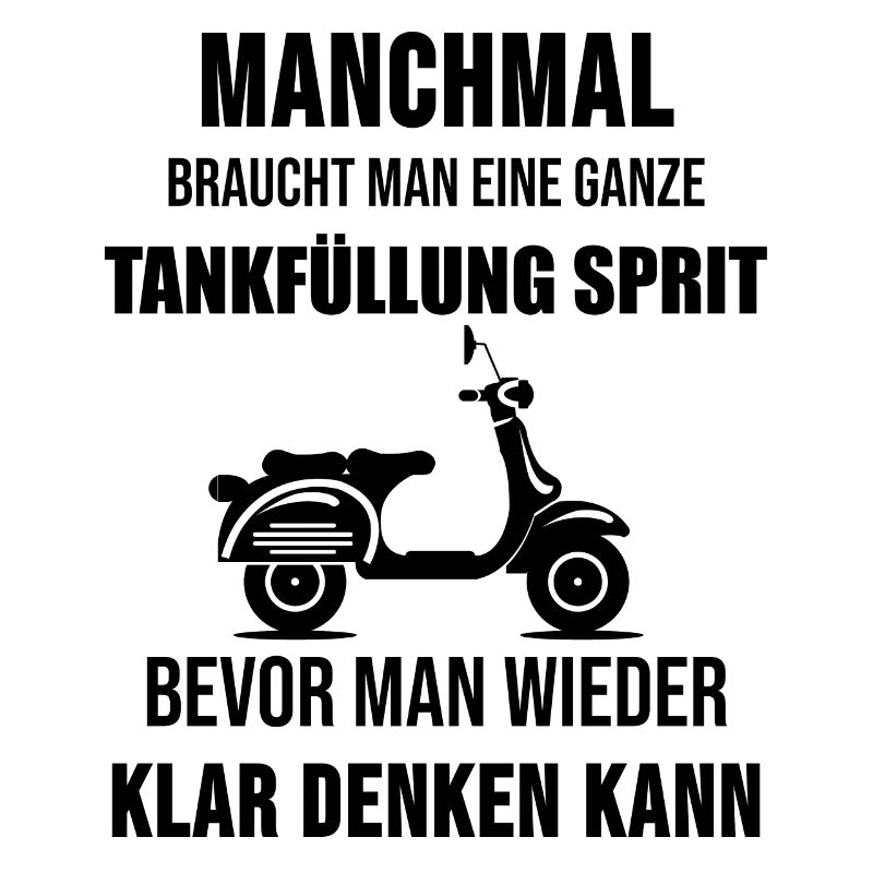 Moped Mofa Rollerfahrer Roller Spruch Geschenk