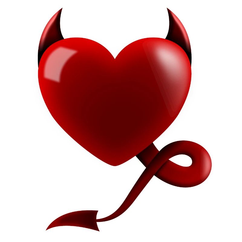 Cadeau Heart Devil Design