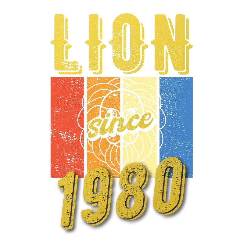 Löwe 1980 Sternzeichen Geburtstag Geschenk