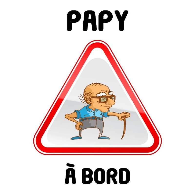 Papy à bord de ce super cadeau pour un super papy