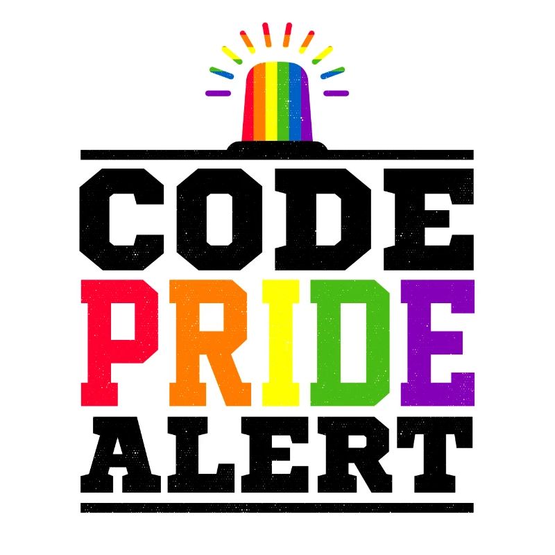 Code Pride Alert Bisexual Lesbian Love Asexual Tra