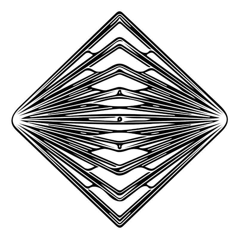 Geometric Vintage Triangle Pattern