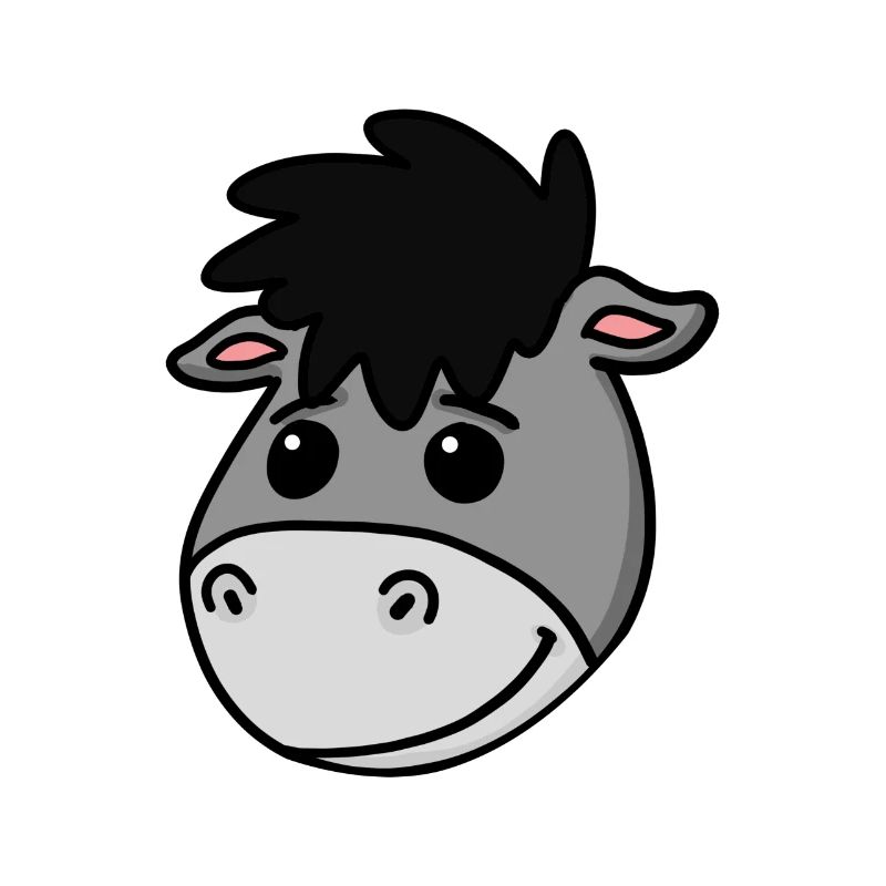 Tête d’âne Tête d’animal Tête d’âne