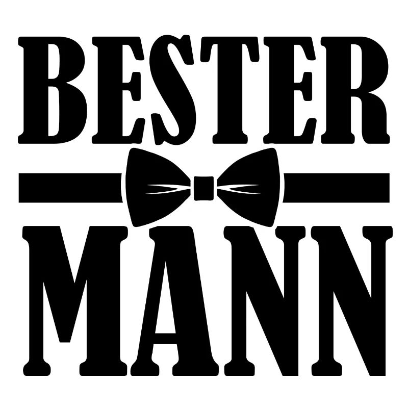 Bester Mann, JGA, Stag Shirt, black