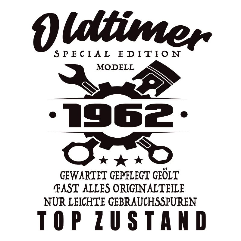 Oldtimer Special Edition Modell 1962 Geburtstag