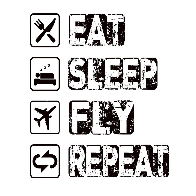 Eat Sleep Fly Repeat