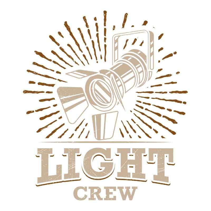 LIGHT CREW Retro light lighting technician gift