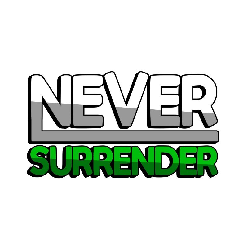 NEVER SURRENDER (Vert) - Jeux