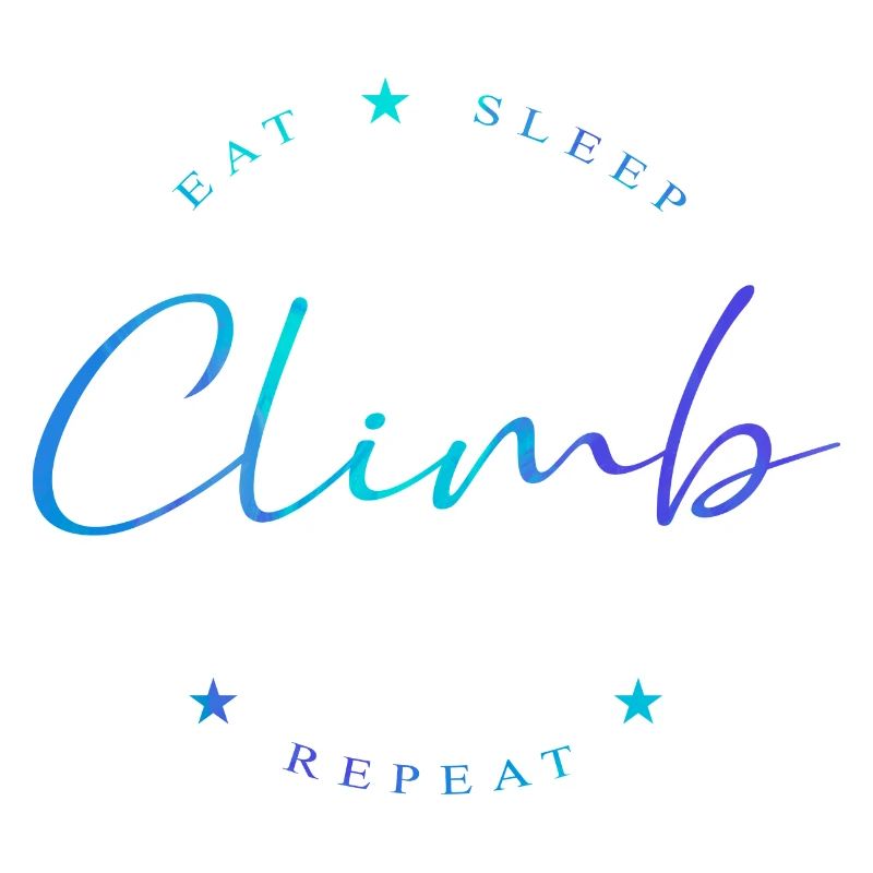 Eat Sleep Climb Repeat Rock Boulder Bouldering Roc