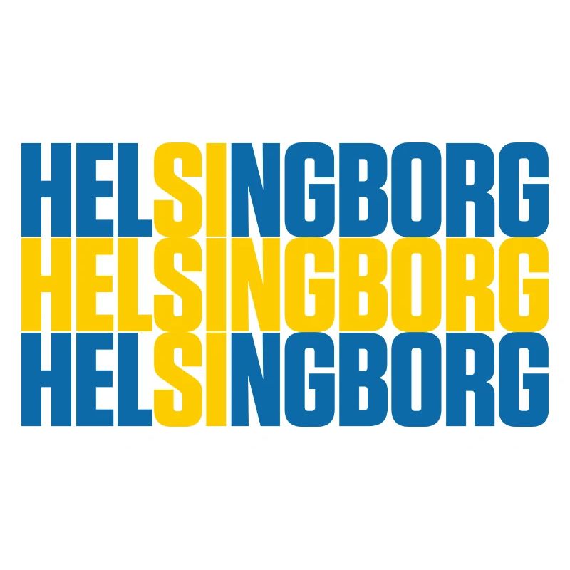 Helsingborg Suède Drapeau