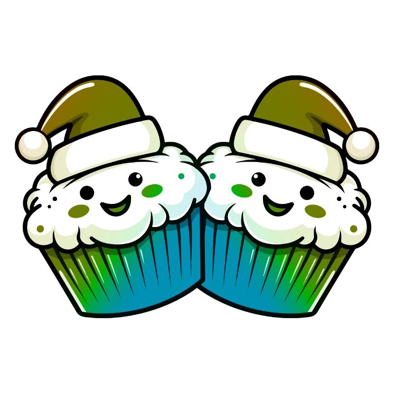 Cuisson du gâteau Muffin Noël