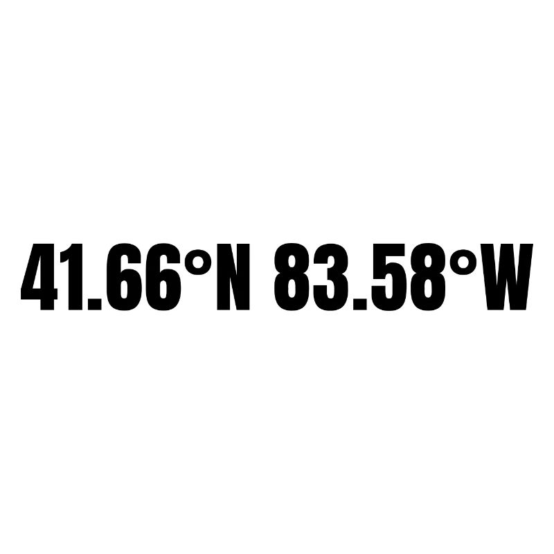 Toledo, Ohio, USA Coordinates