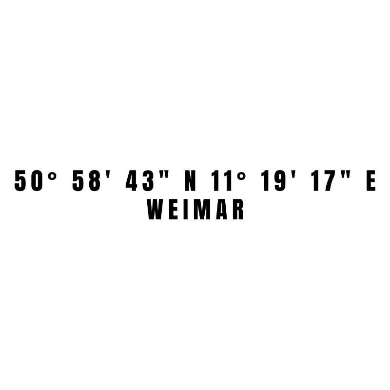 Weimar Thuringia Coordinates