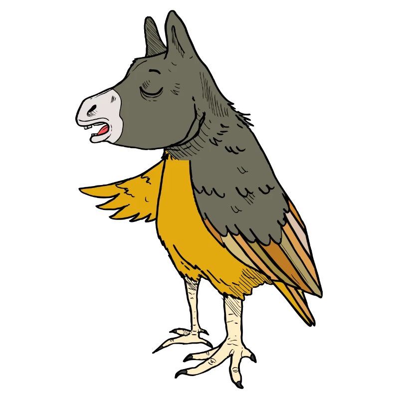 Esel oder Adler oder Vogel Eselvogel