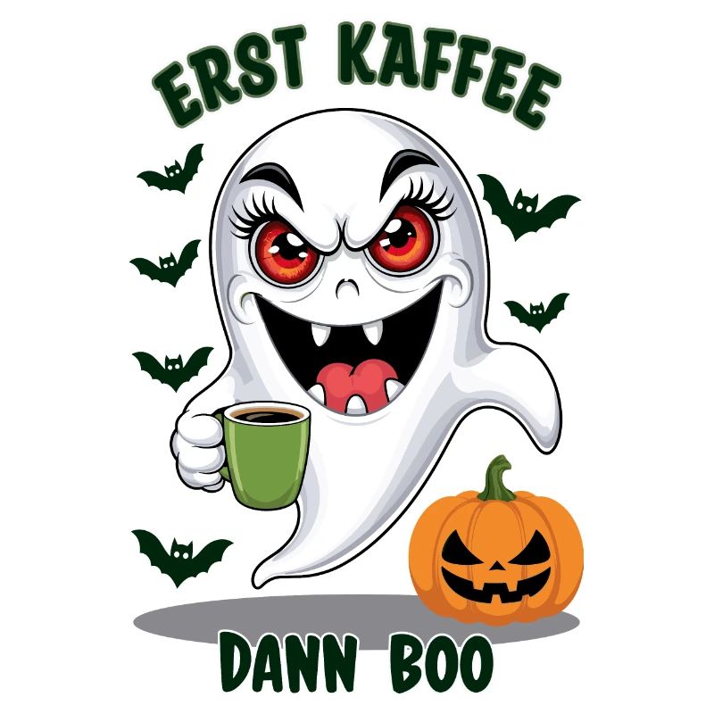 Spirito maligno con caffè