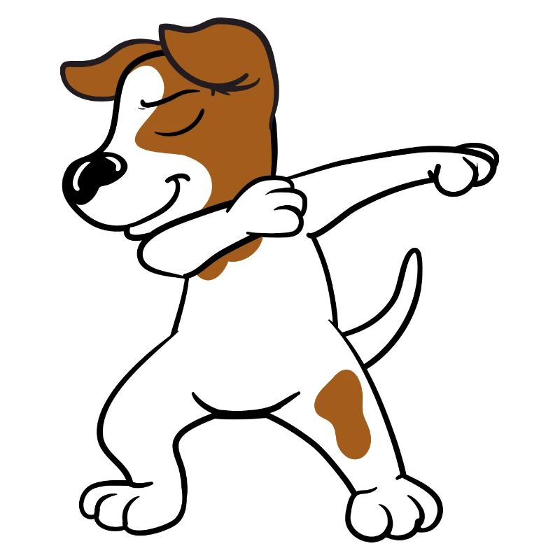 Dabbing Dab Jack Russell Terrier