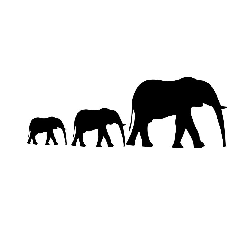 Elefantenfamilie