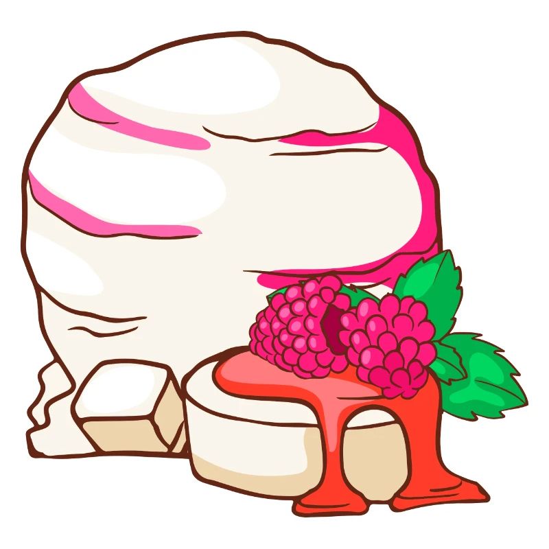 Panna cotta Eis Speiseeis Eiskrem Eiscreme