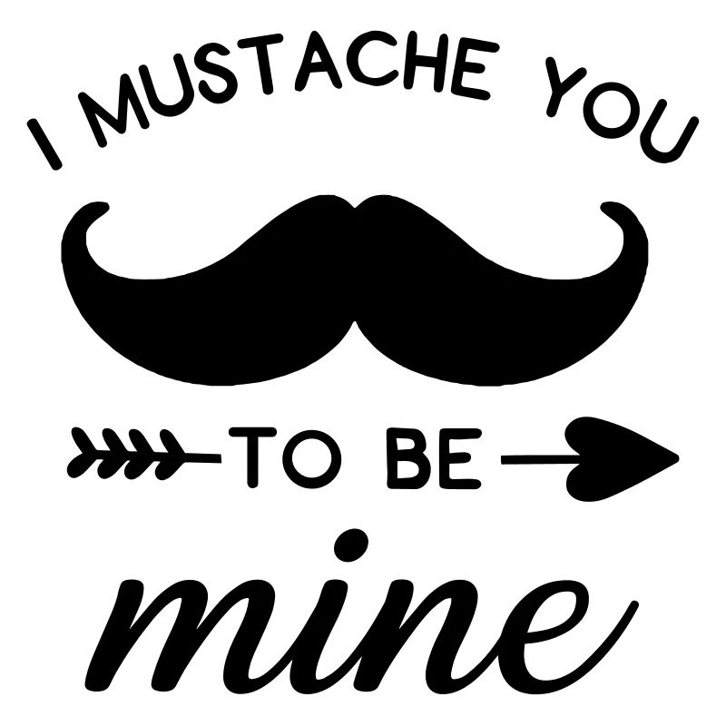 Oberlippenbart Schnauz Bart Hipster Geschenk