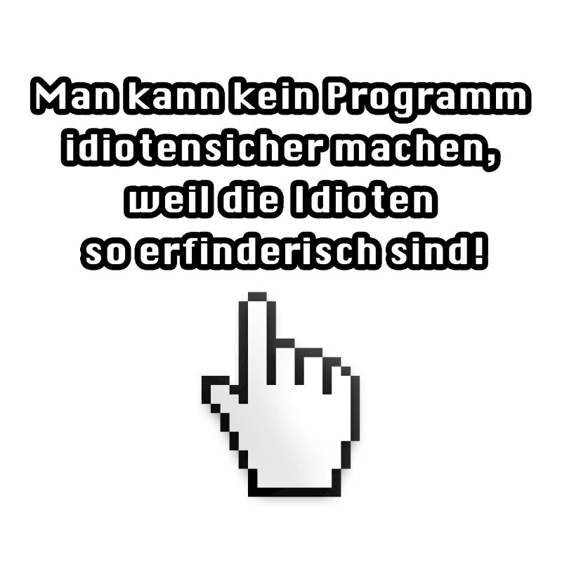 Computer saying funny operation