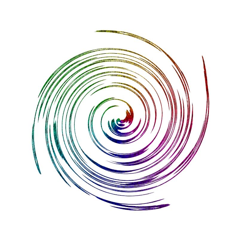 Rainbow whirl oder Regenbogen wirbel