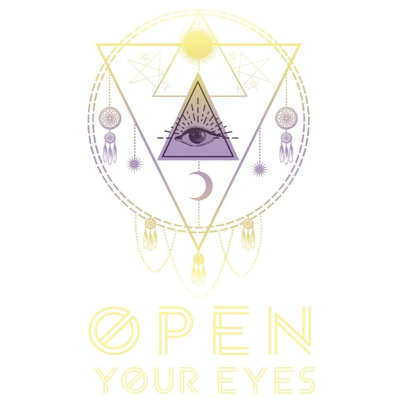 Open Your Eyes All-Seeing Eye Boho Gift