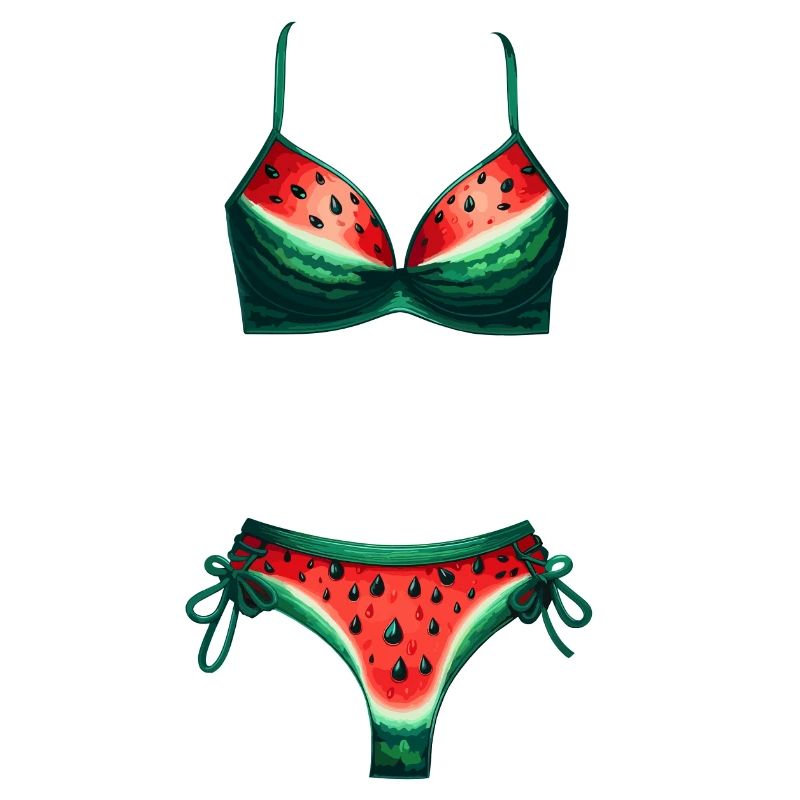 Chemise de bikini pastèque Cadeau pastèque