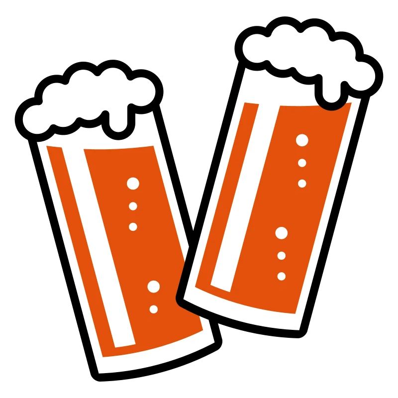 2 Altbiergläser Stoßen An (Bier / Altbier / 2C)