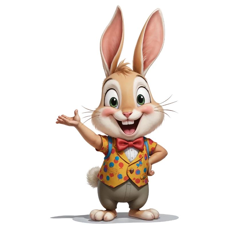 Happy rabbit