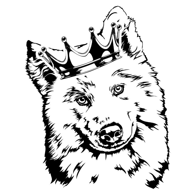 SAMOJEDE Krone Hunde Hund Wilsigns
