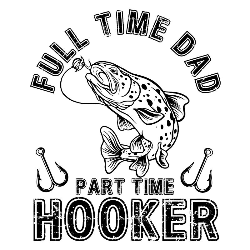 Full Time Dad Part Time Hook Angler Costume