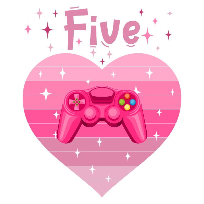 Mädchen Tochter 5. Geburstag Gaming Controller