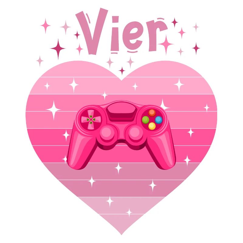 Mädchen Tochter 4. Geburstag Gaming Controller