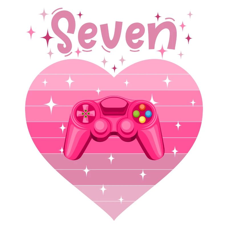 Mädchen Tochter 7. Geburstag Gaming Controller