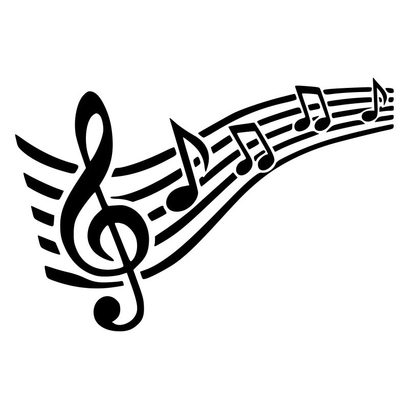 Musical notes notes clef music