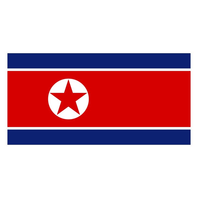 Drapeau national de la Corée du Nord