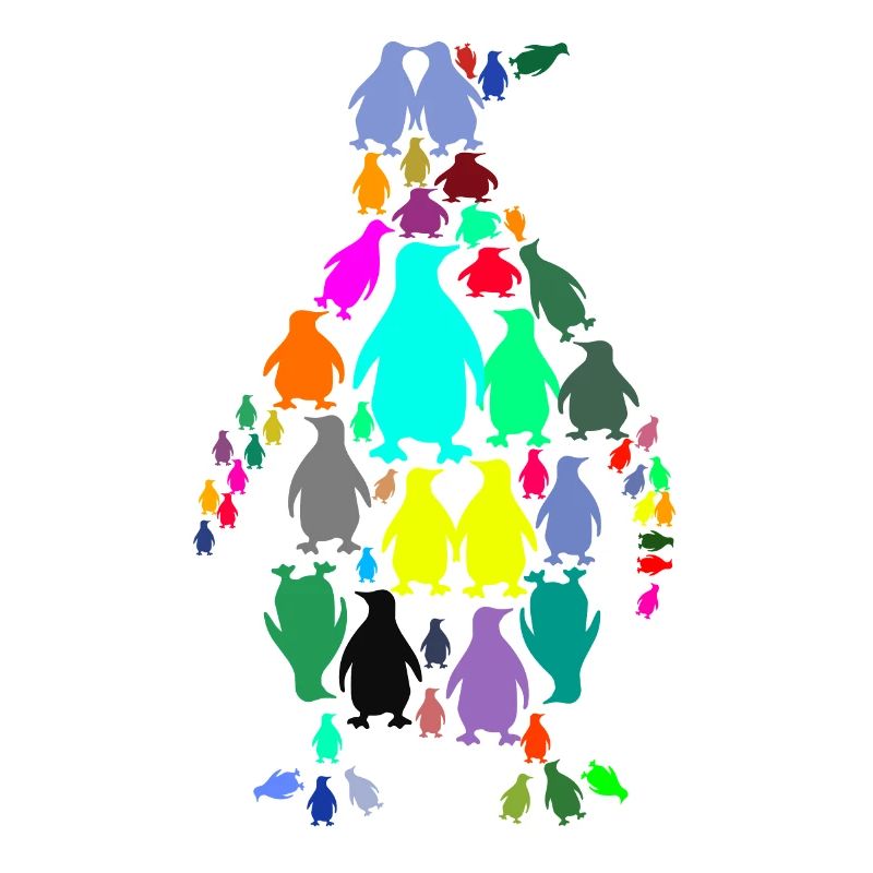 Pinguine im Pinguin