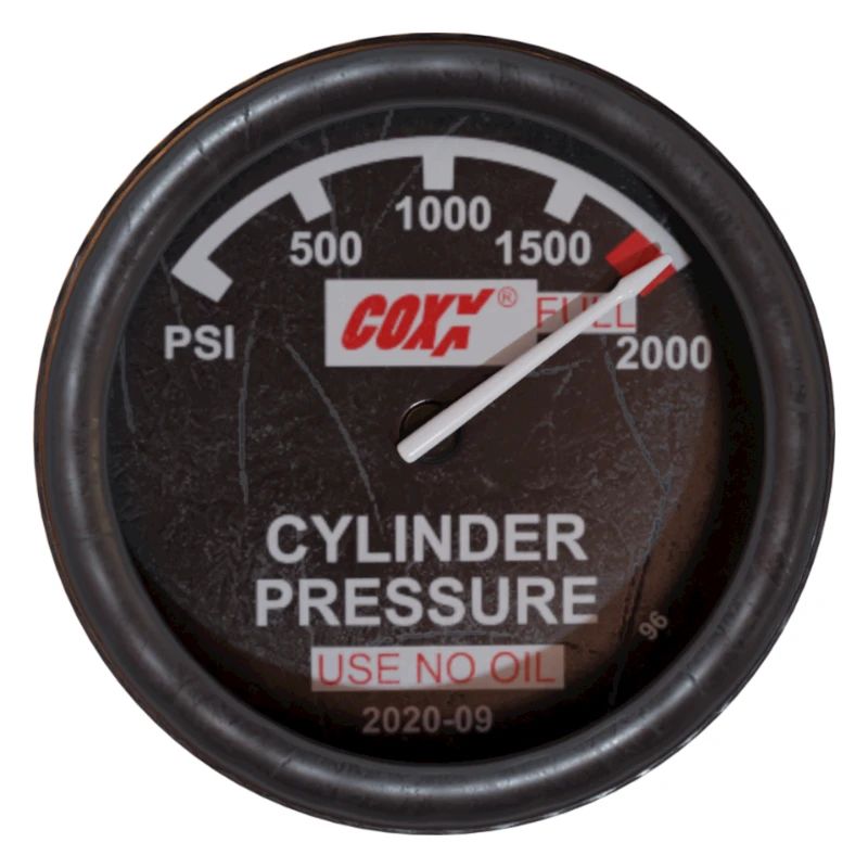 Pressure indicator: full