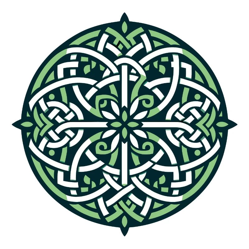 Entrelacs celtiques éternels Mandala Art 1