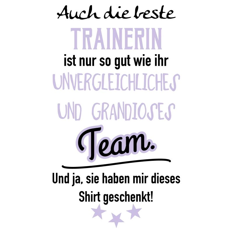 Beste Trainerin Shirt