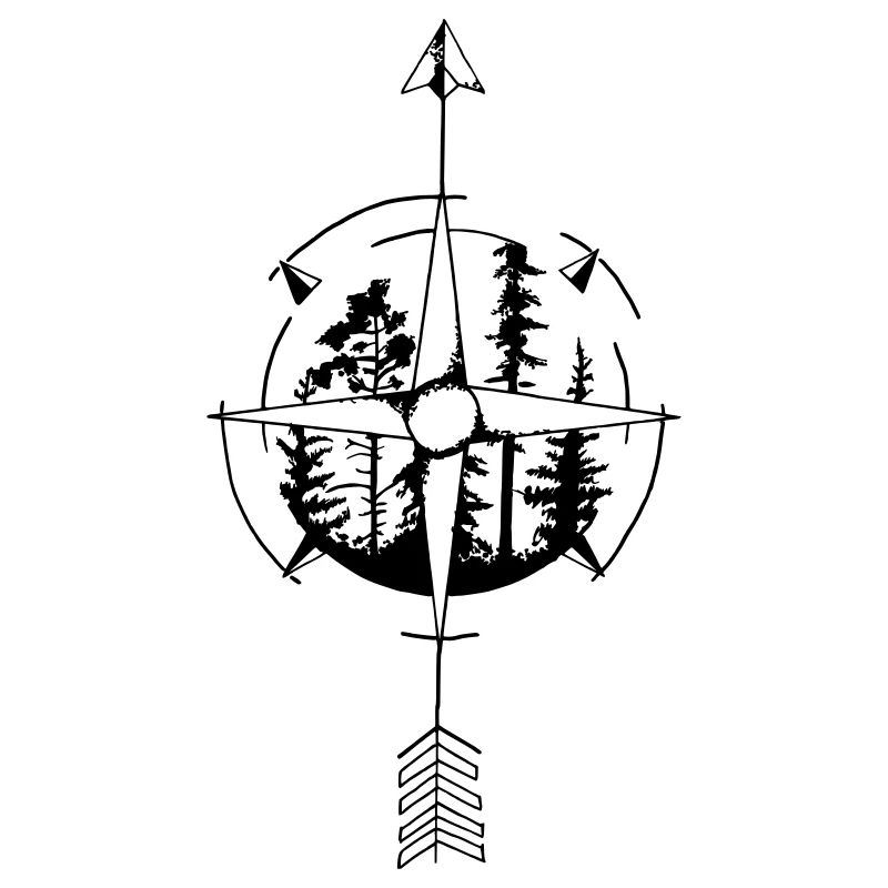 Wald Kompass