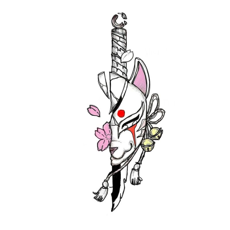 Kitsune Maske