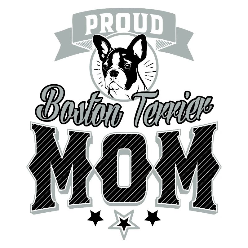 Stolze Boston Terrier Mutter - Muttertag Mama Hund