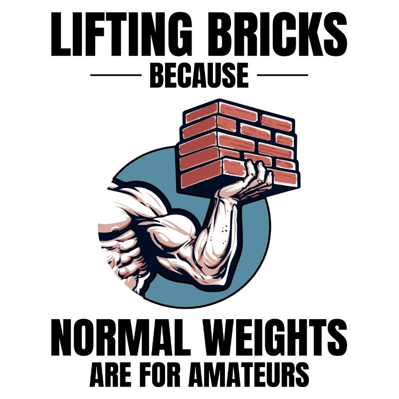 Bricklifting Humor: Beyond Ordinary Weights Bricks