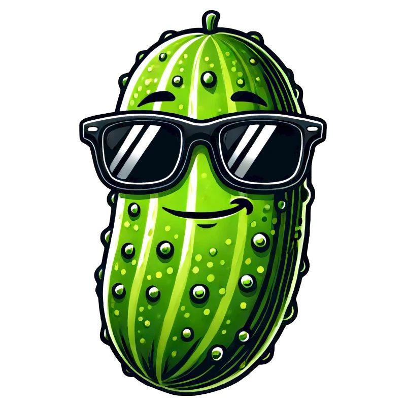 Cool Concombre Lunettes De Soleil Cornichon D’été Fruit
