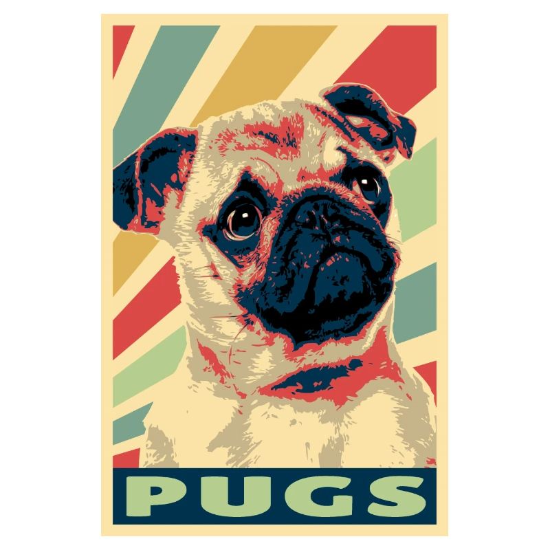 Mops Vintage Farben