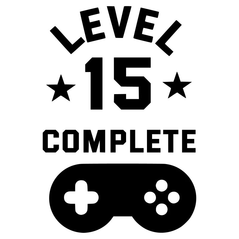 15. Geburtstag Level complete
